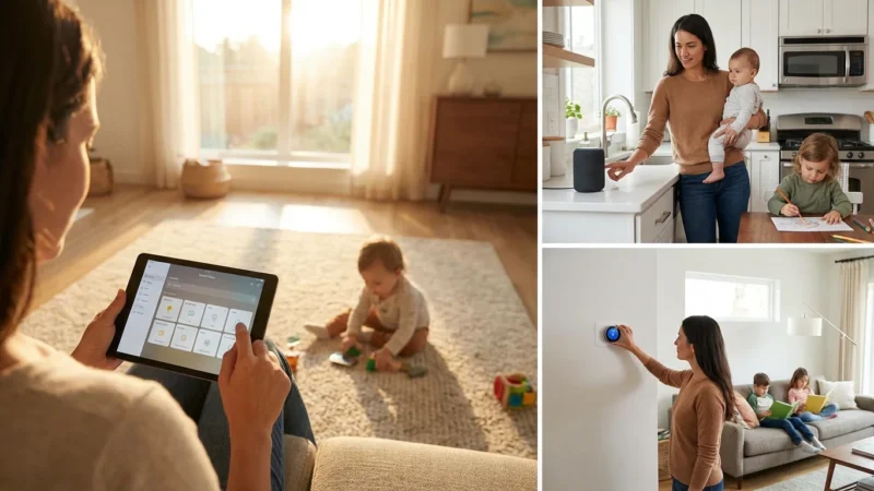 Smart Home Routines for Parents with Young Children - guide