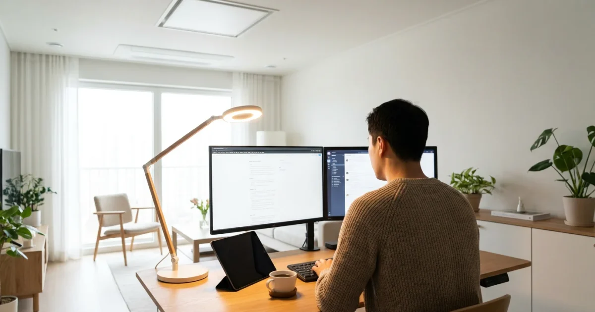 Smart Lighting for Home Offices: Boost Productivity - guide
