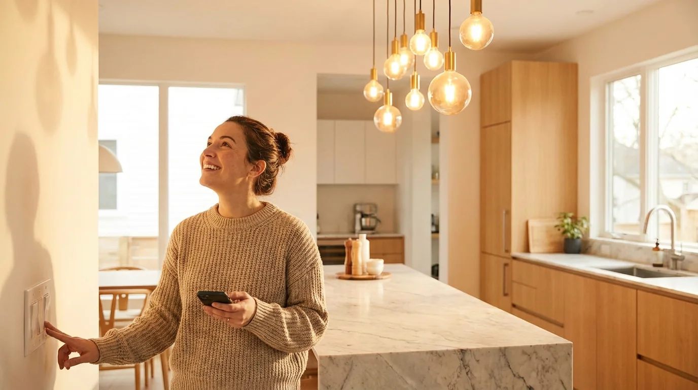 Homeowner happy as power returns to their smart home.